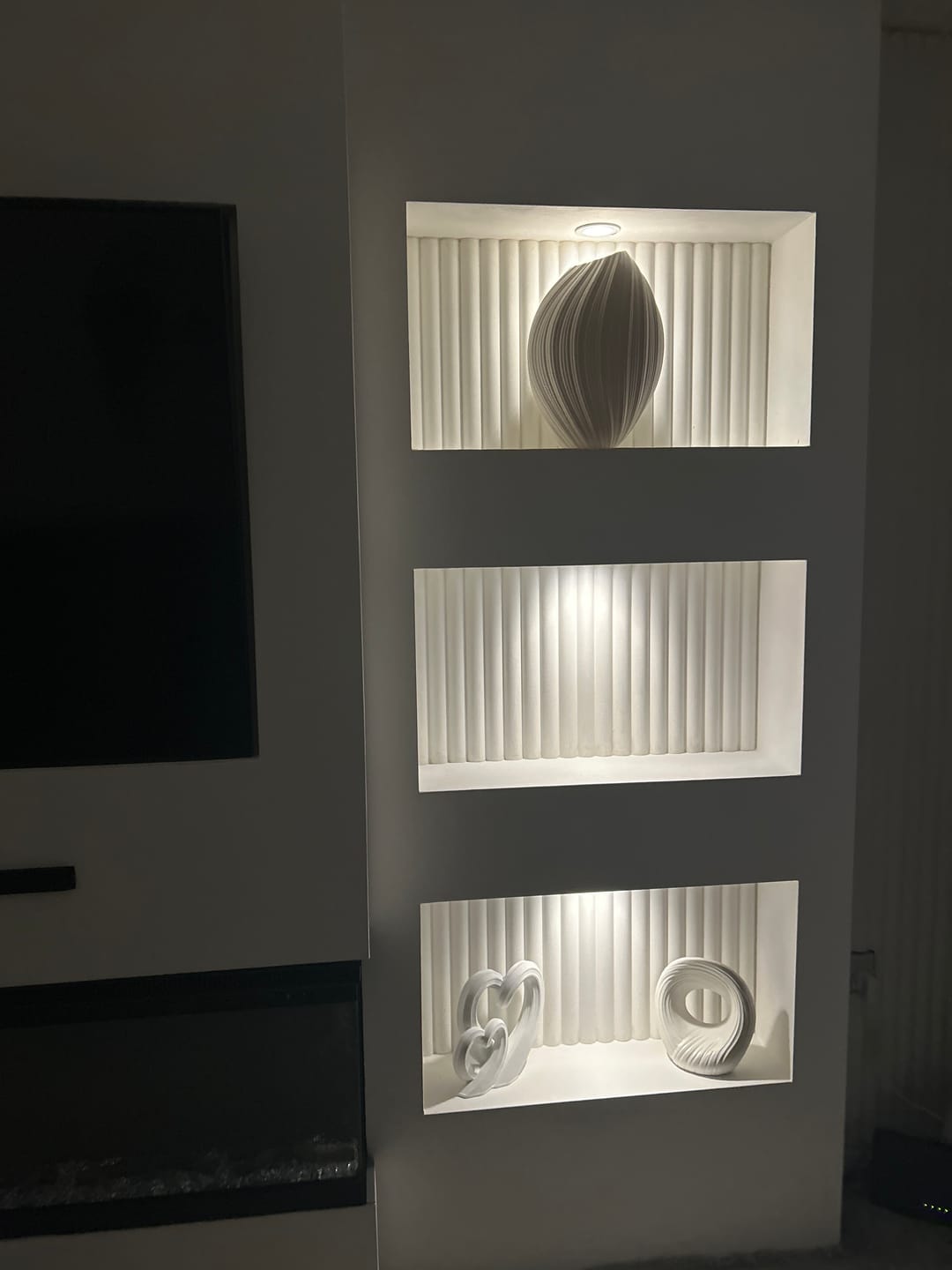 Customer photo review of Paintable MDF Wall Panel 240cm x 60cm