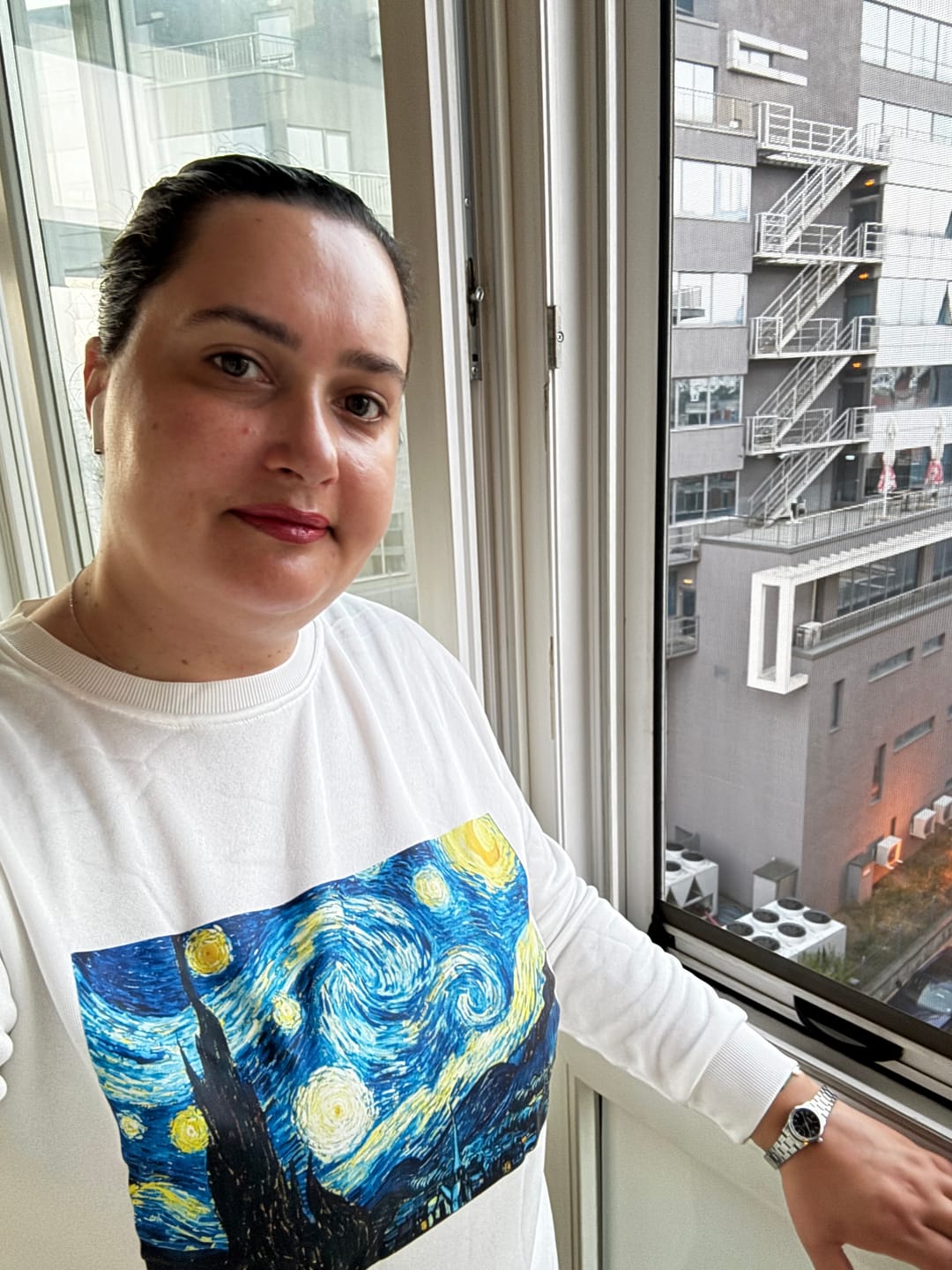 Customer photo review of The starry Night Sweatshirt