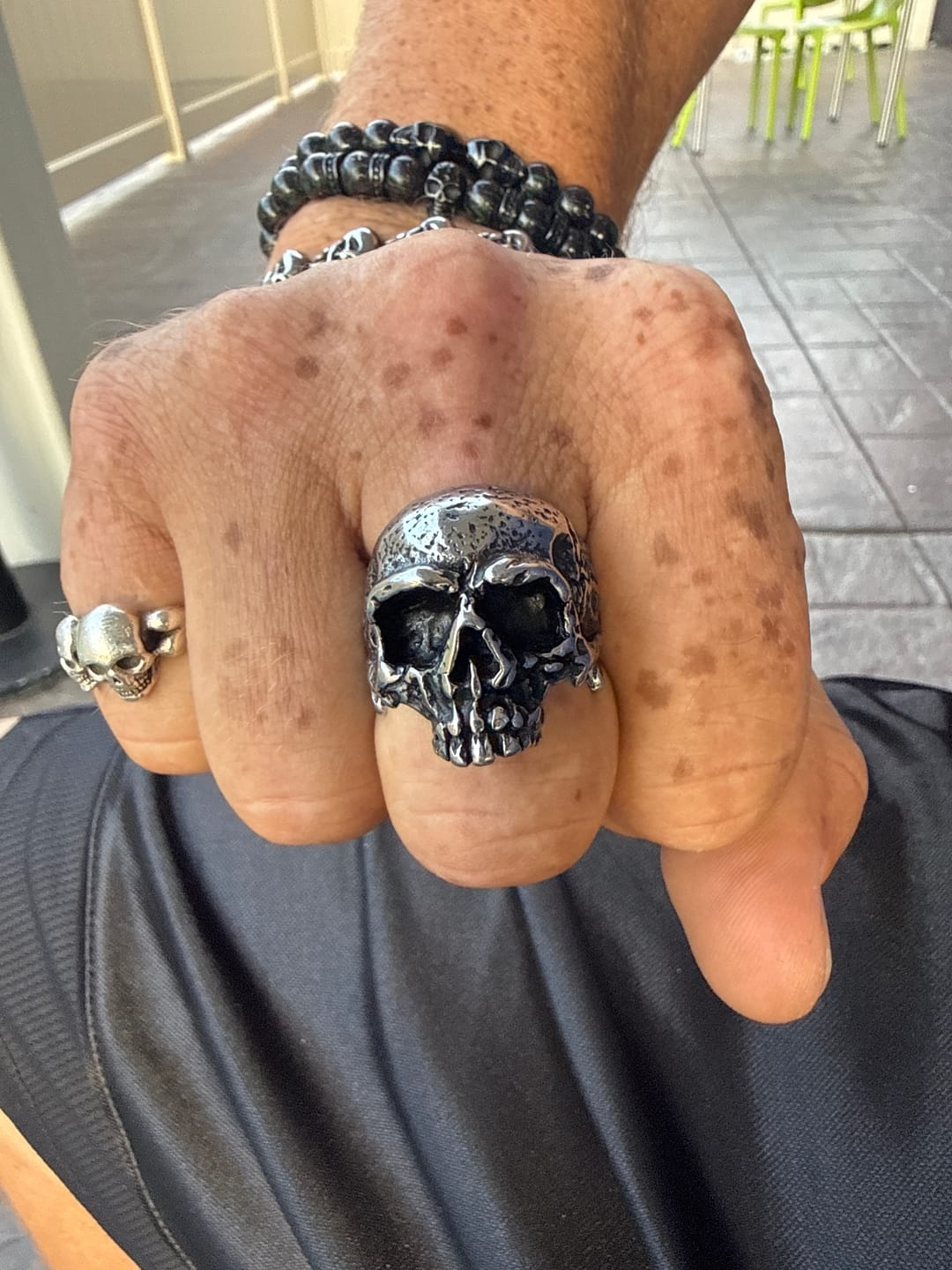 Customer photo review of ANCIENT SKULL.