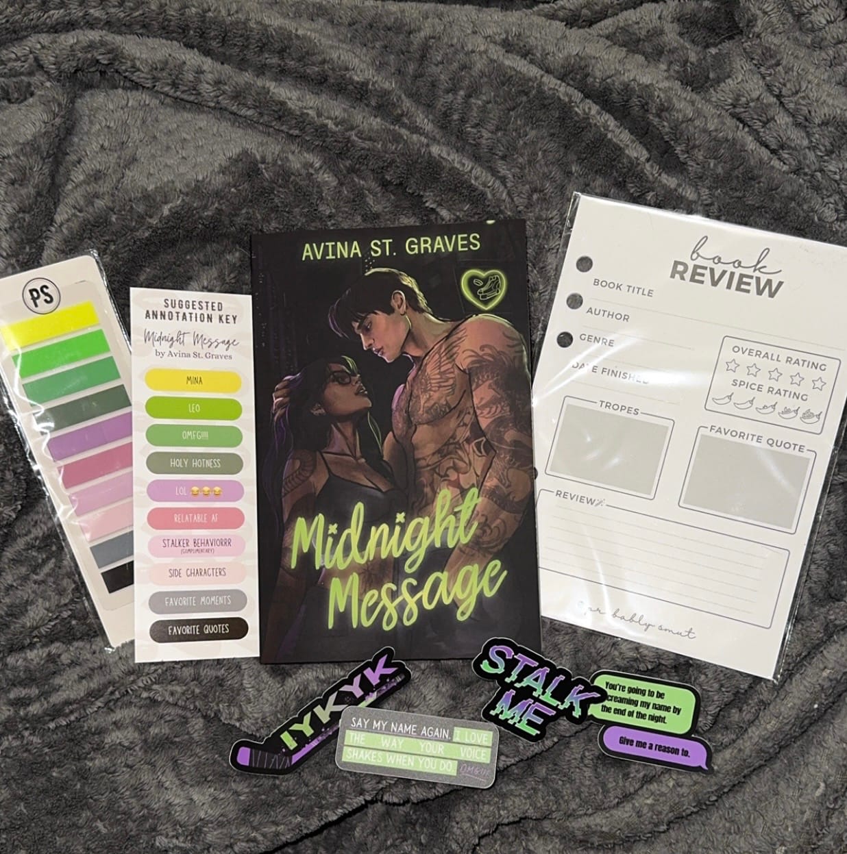 Customer photo review of good girl book club subscription