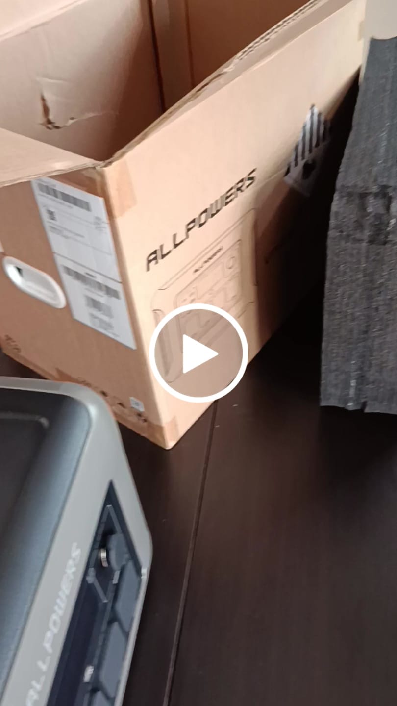 Customer video review of ALLPOWERS R1500 LITE Station électrique portable 1600W 1056Wh