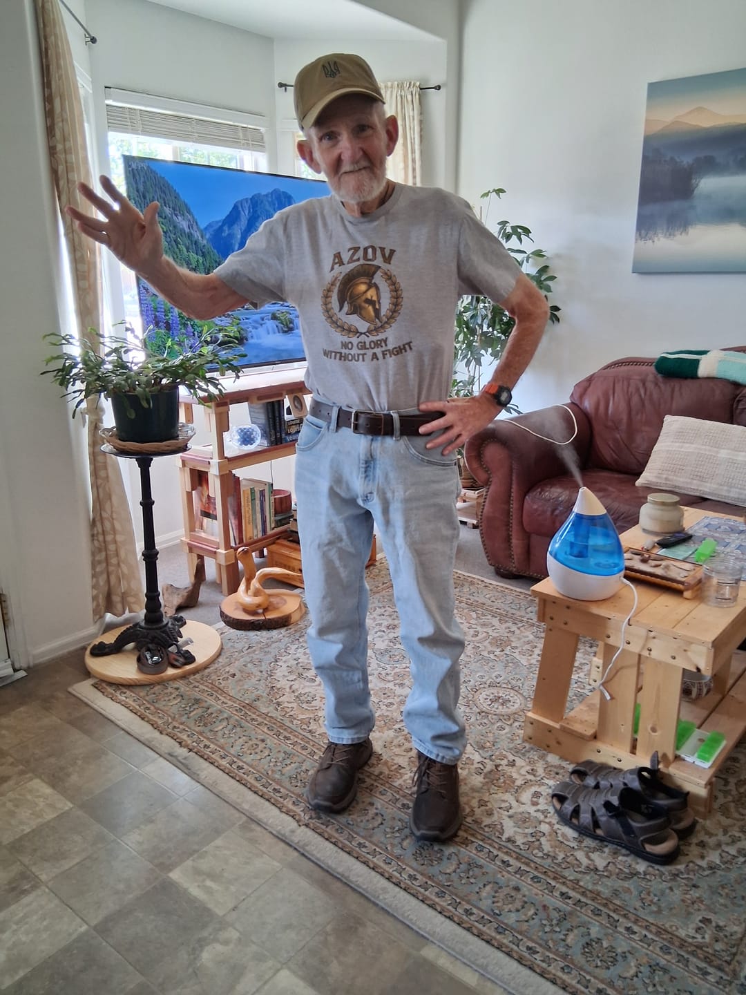 Customer photo review of Azov: No Glory Without a Fight T-Shirt