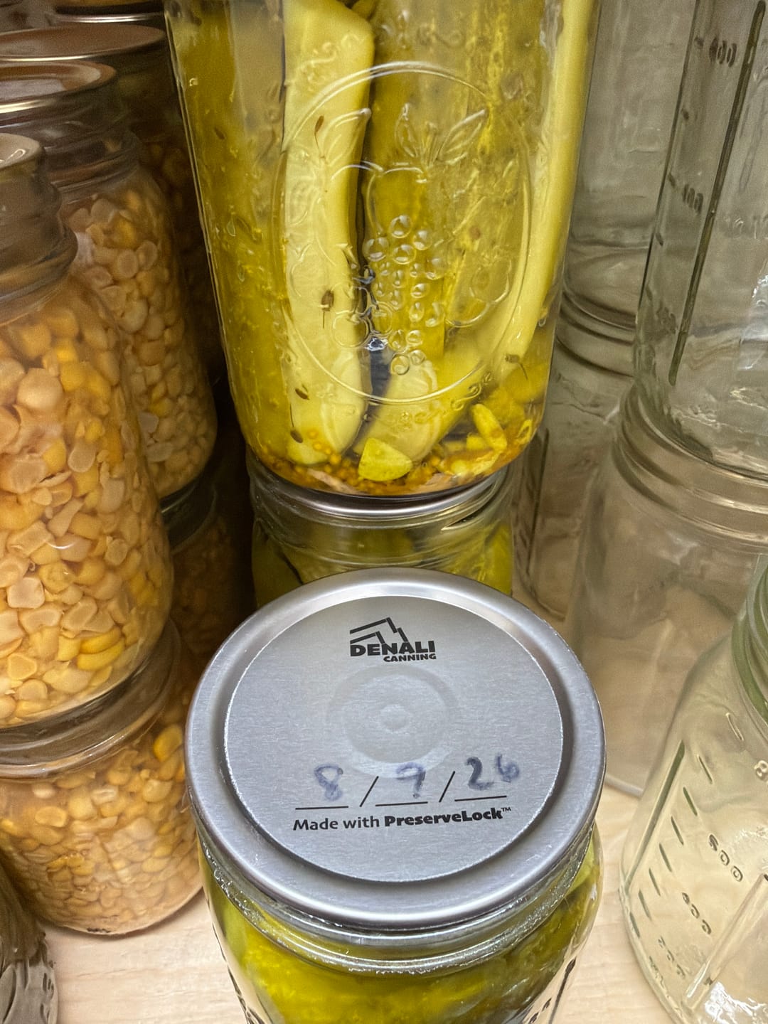 Customer photo review of Case of 20 – Denali Lids – 12 Canning Lids Per Pack – Wide Mouth