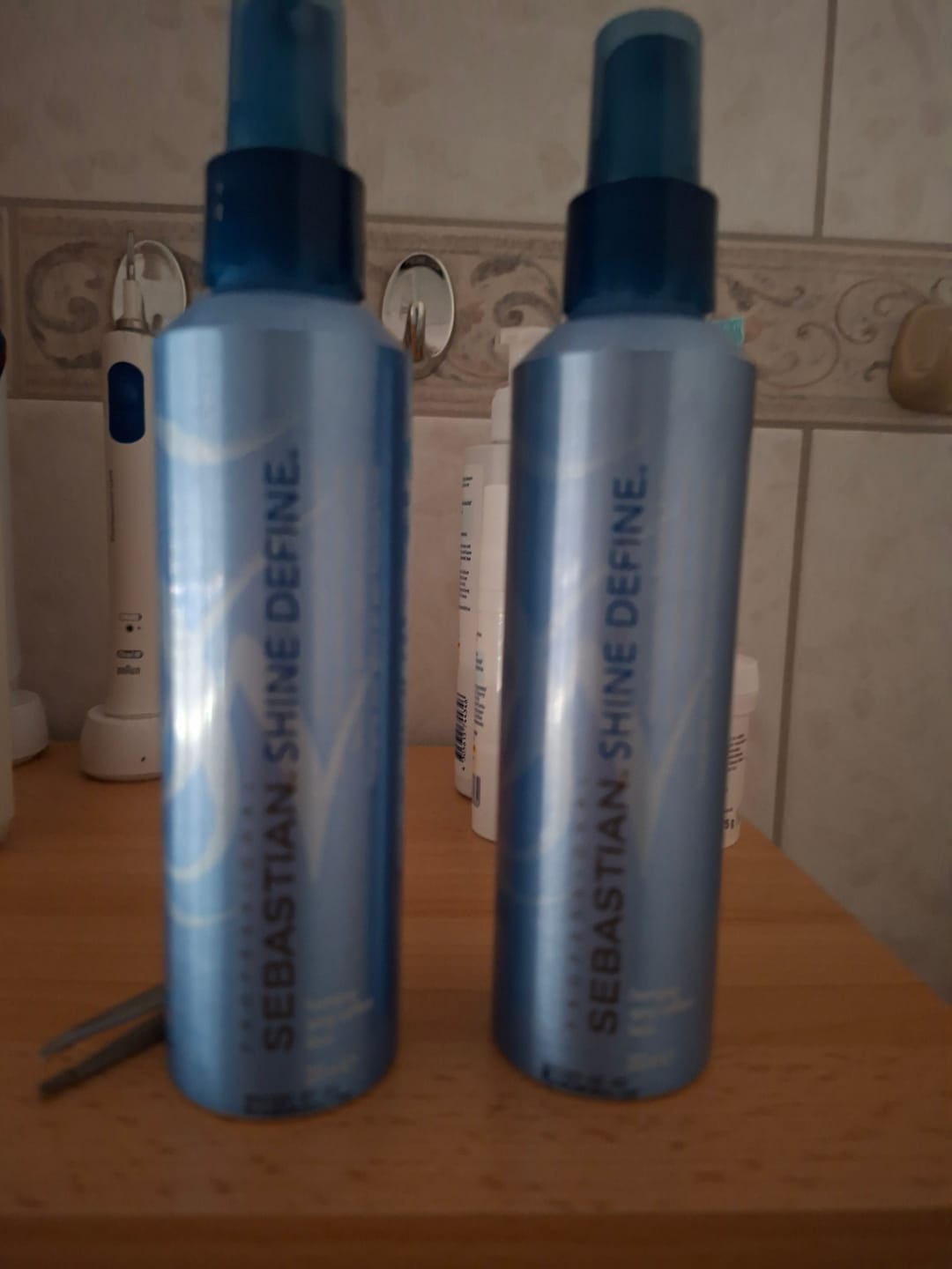 Customer photo review of Sebastian Flaunt Shine Define 200 ml
