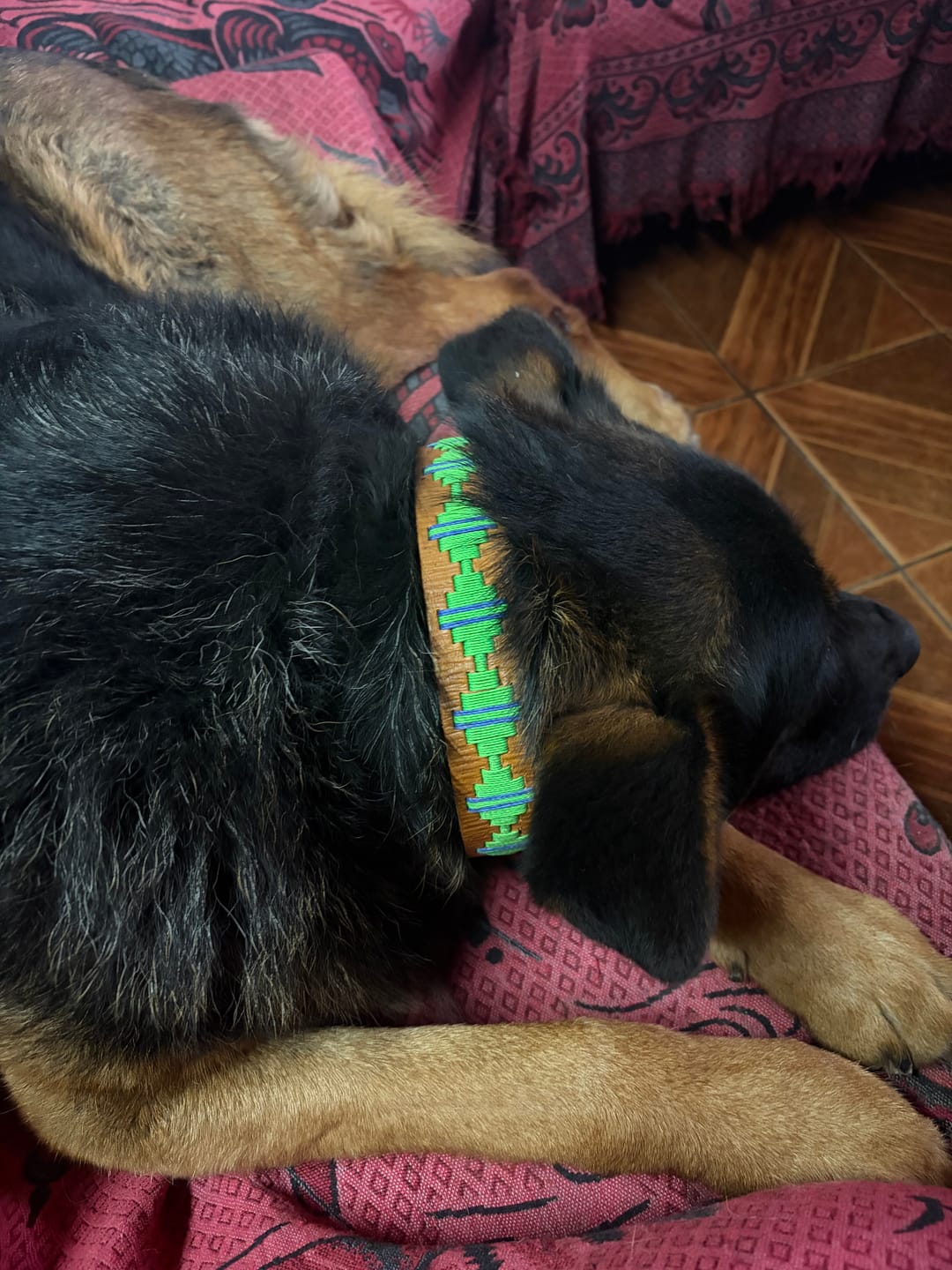 Customer photo review of Vértice | Collar Bordado Completo Mauloa