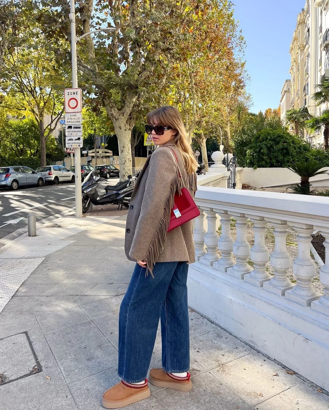 Customer photo review of Elinor Tailored Wool Blazer Coat