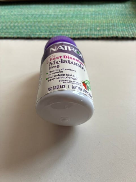 Customer photo review of Natrol - Melatonina 5 Mg 250 Tablets Dissolução Rápida Sabor Morango