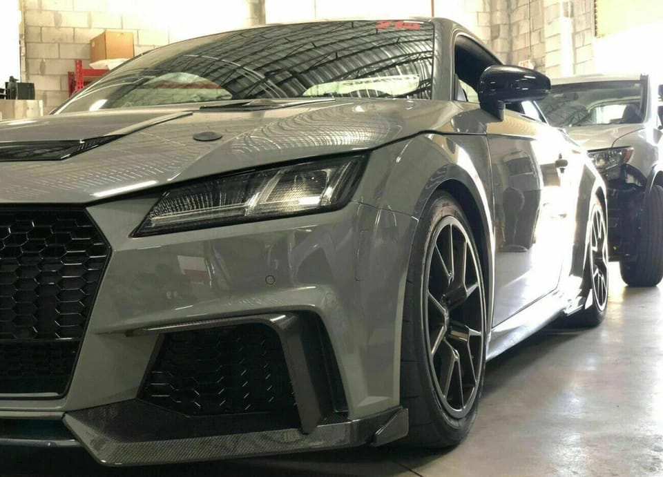 Customer photo review of Audi Carbon Fiber Front Vent Trim for MK3 TTRS PFL