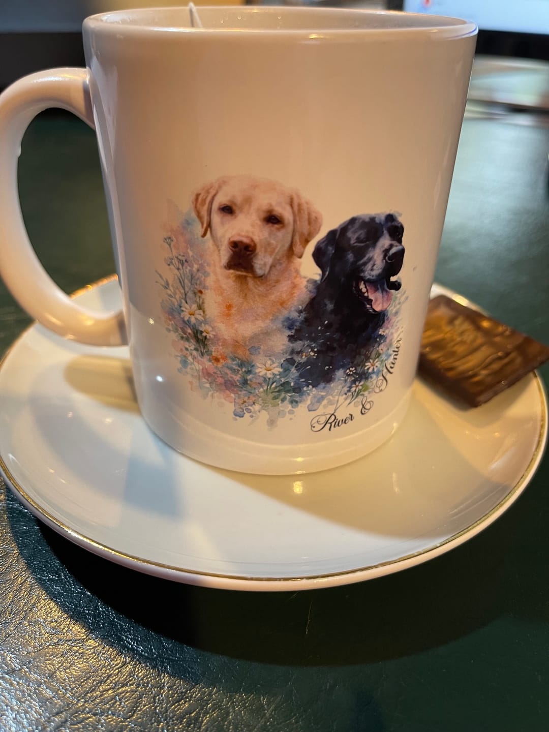 Customer photo review of Personalised Mug - Watercolour