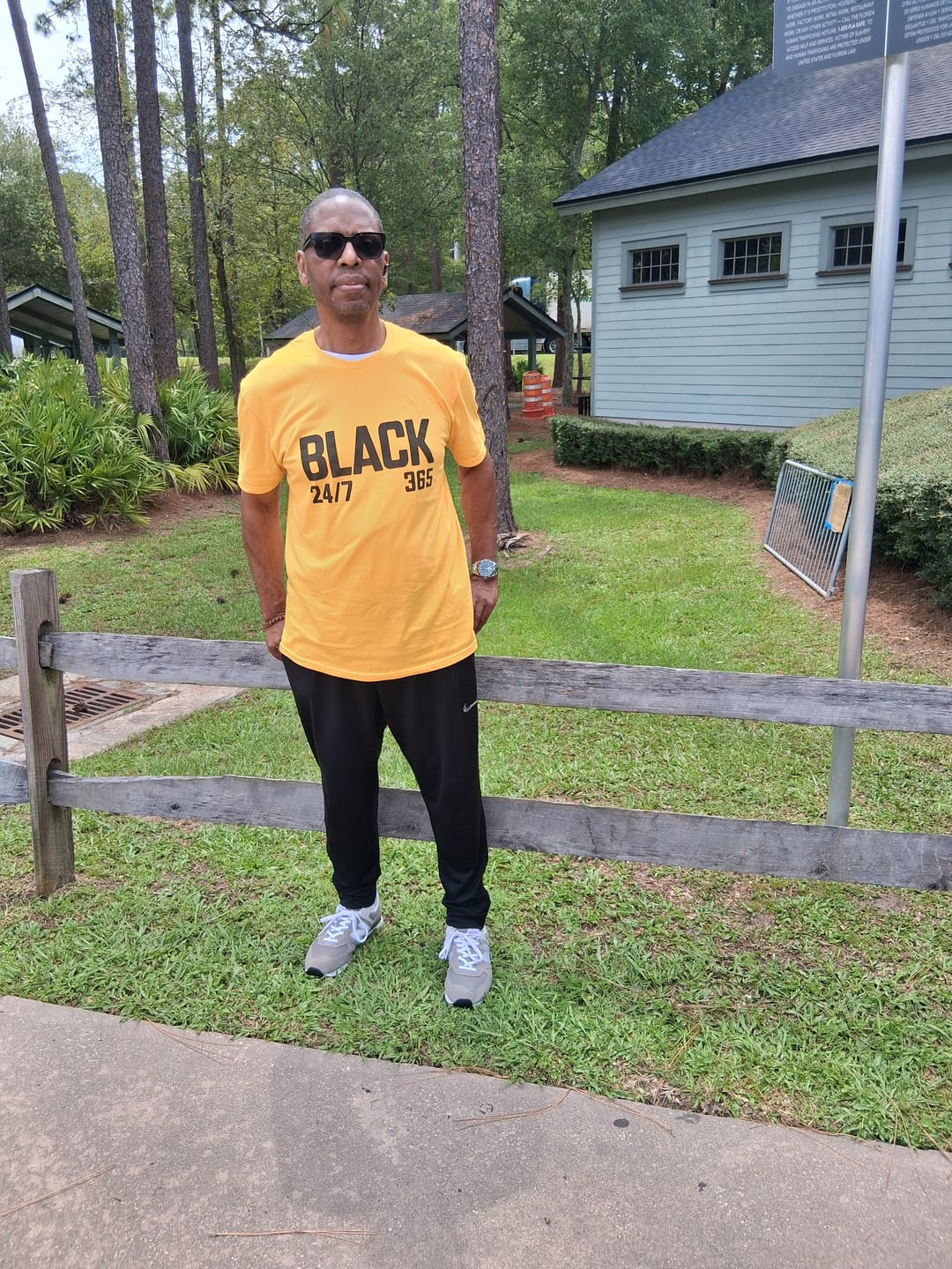 Customer photo review of Black 24/7 365 Tee