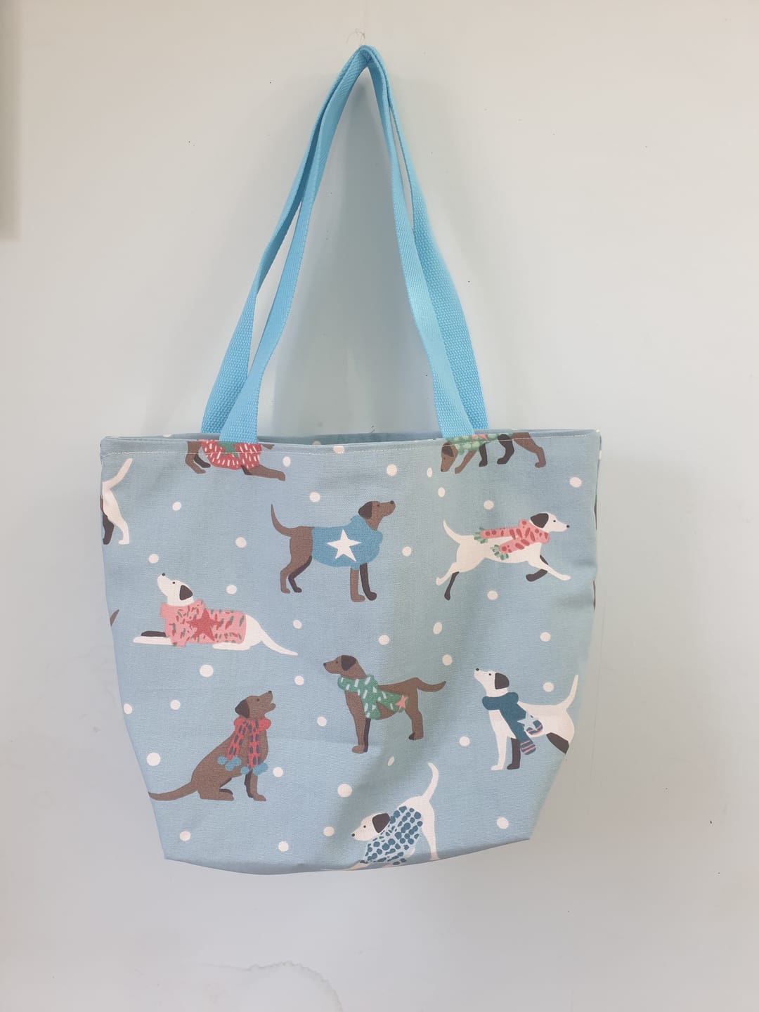 Customer photo review of Dapper Dogs Cotton Canvas Fabric