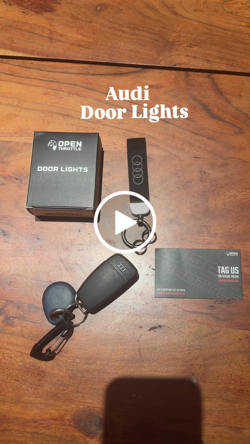Customer video review of AUDI DOOR LIGHTS