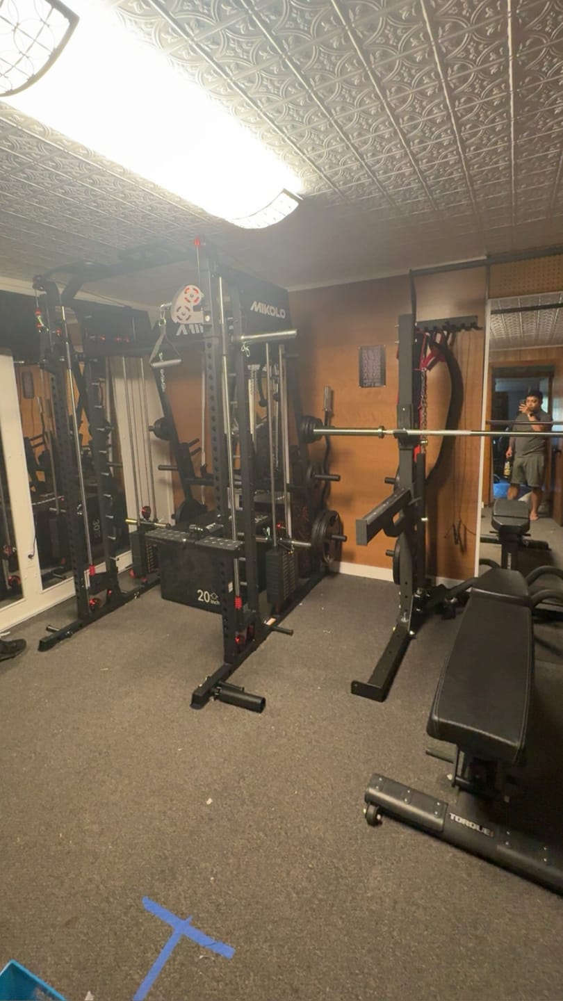 Customer photo review of M4-2.0 Ultra All-In-One Functional Home Gym Smith Machine (UPGRADED)