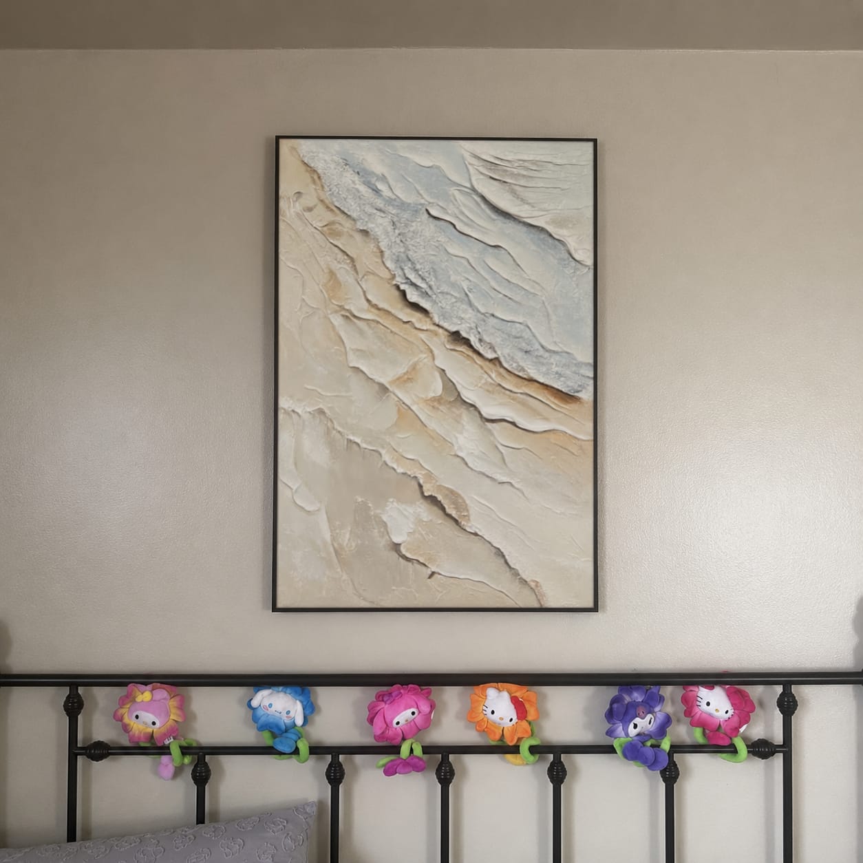 Customer photo review of Sea & Sky Abstract Textured Wall Art #MS205