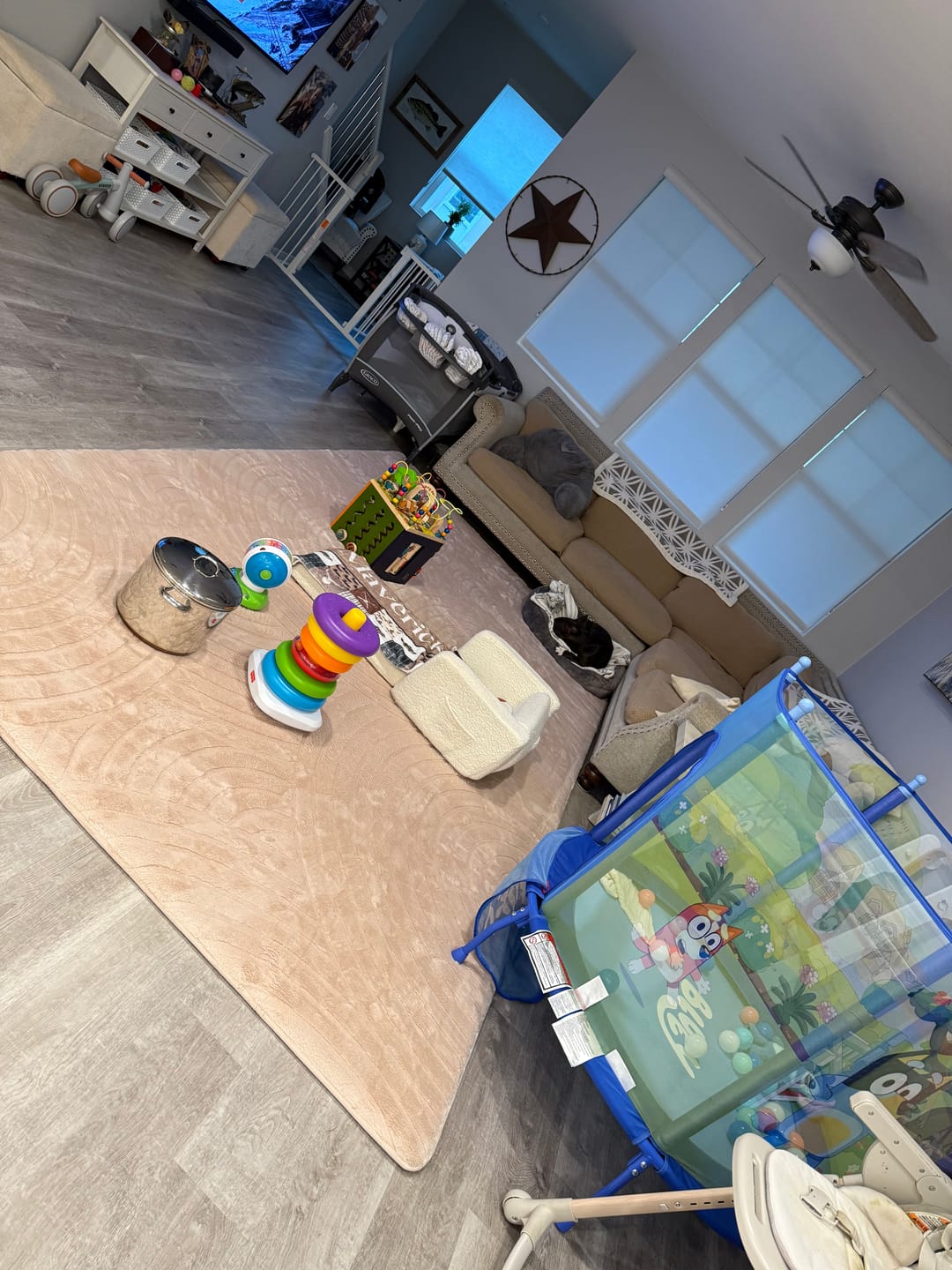 Customer photo review of Designer Relax Mat - 1.4" Thick Foam Base