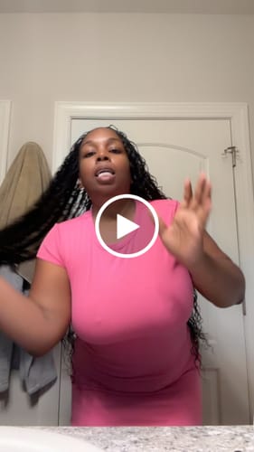 Customer video review of Water Wave Bulk Hair Extensions for Boho Knotless Braiding