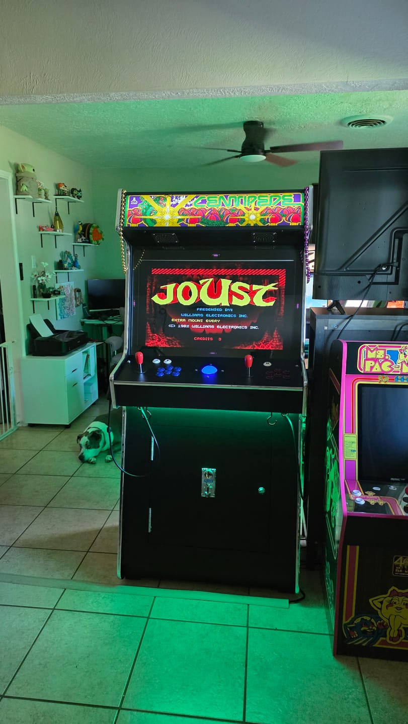 Customer photo review of 2 PLAYER STANDUP Arcade Machine 4600 Games Multi-cade  Upright Retro Cabinet Centi