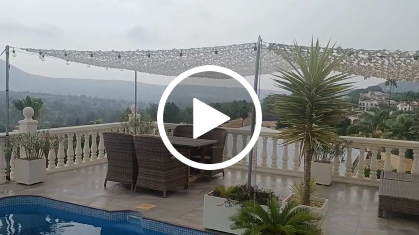 Customer video review of Met staalkabel versterkt camouflagenet