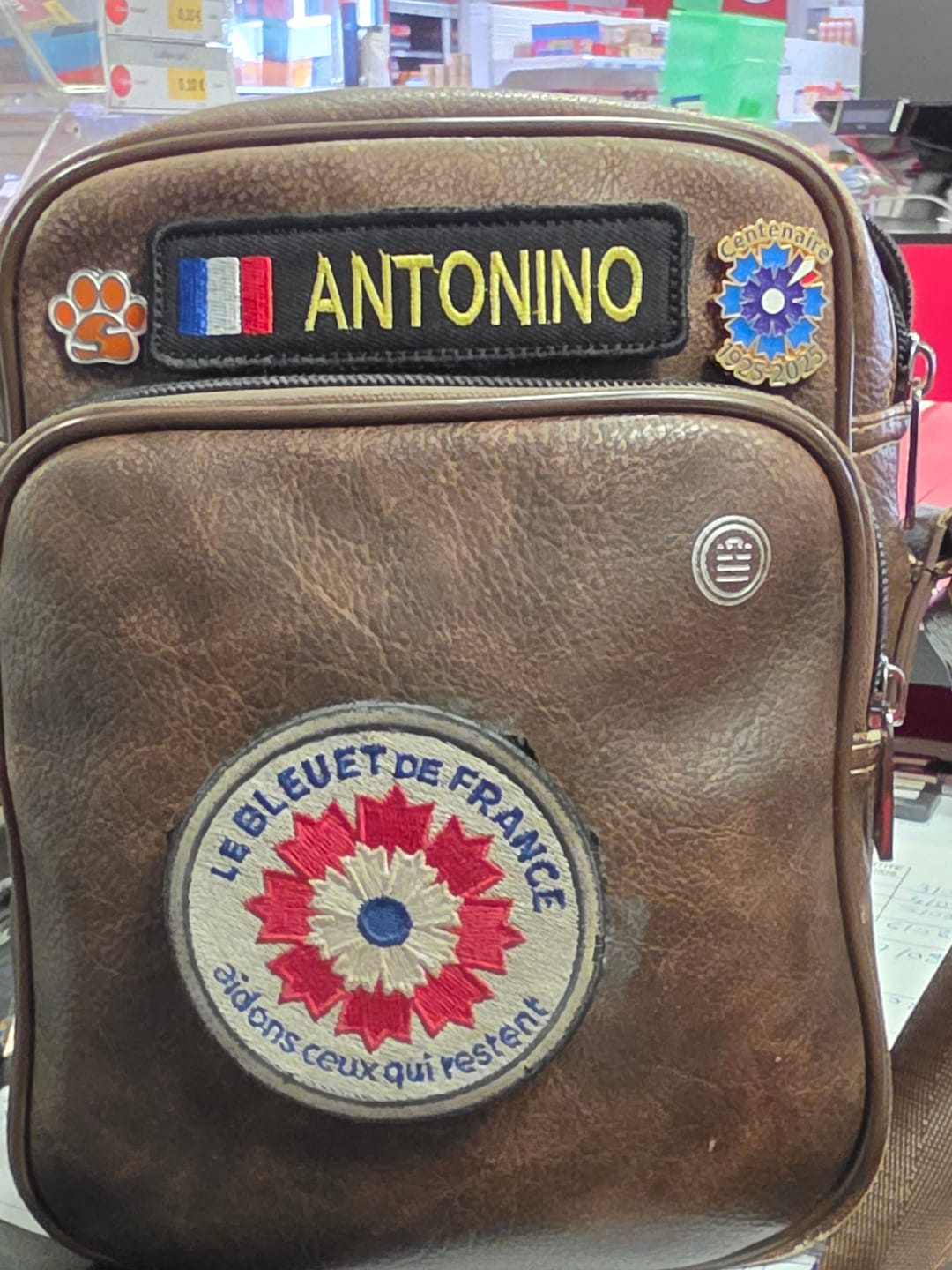 Customer photo review of Patch militaire personnalisé Français