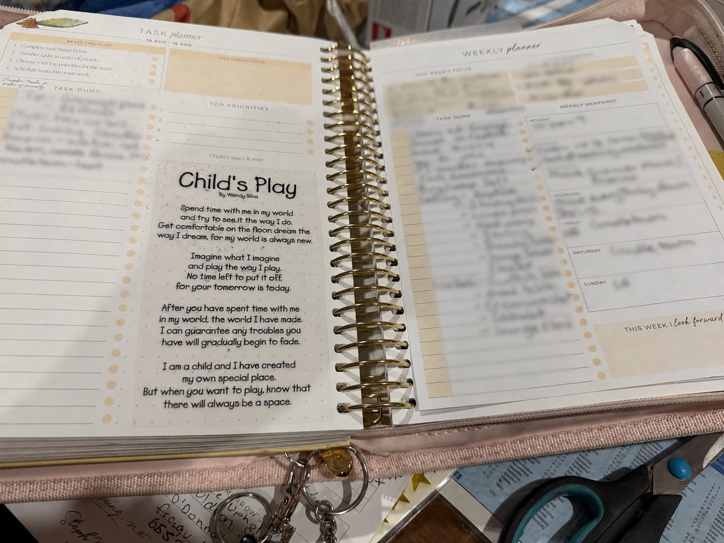 Customer photo review of Weekly Task Planner Sticky-Notes