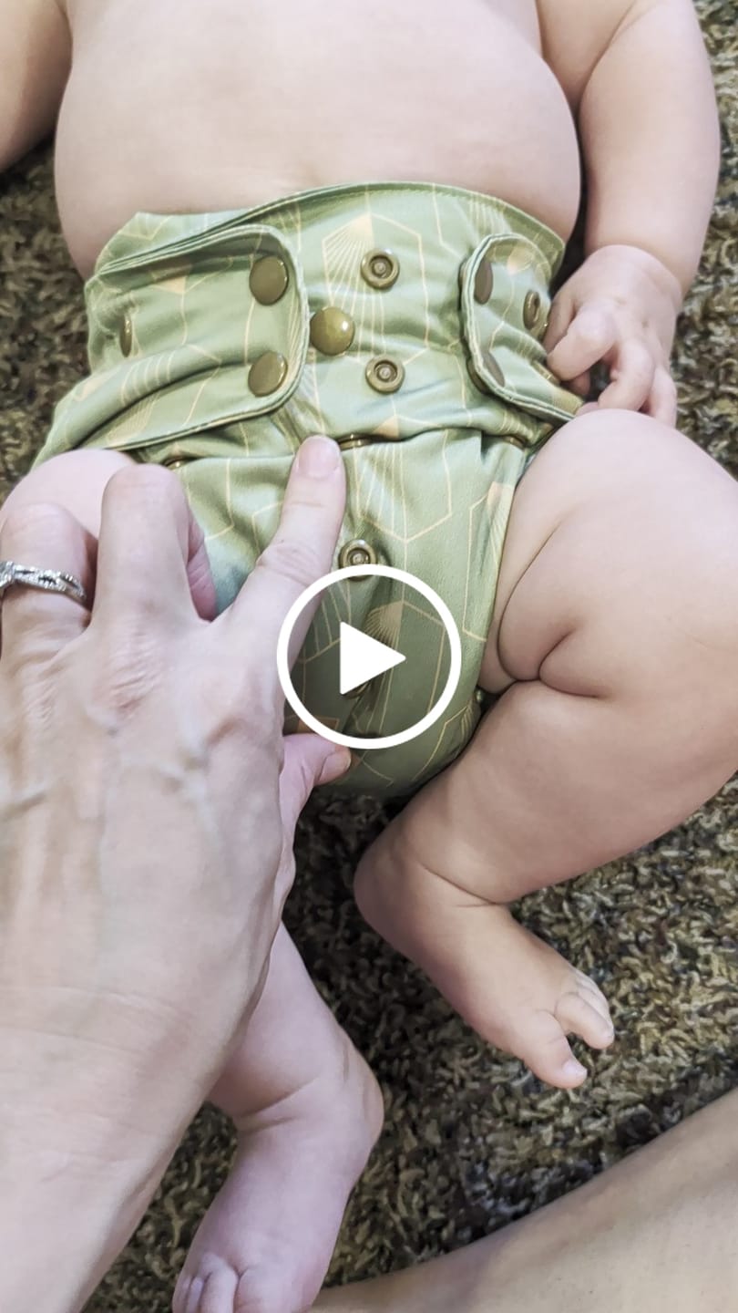 Customer video review of Essentials Pocket Cloth Diaper with Athletic Wicking Jersey