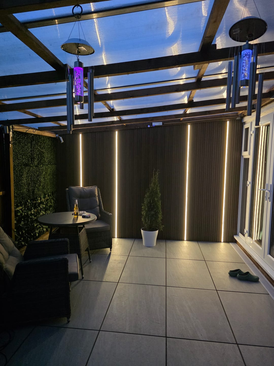 Customer photo review of Premium LED light kit 4 x 240cm LED Light Strips