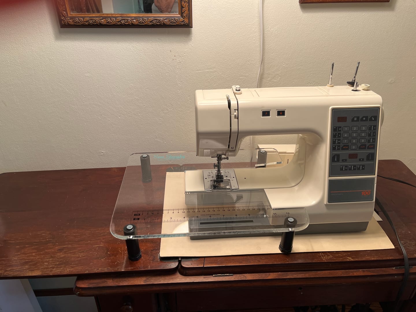 Customer photo review of Sew Steady Sewing Machine Extension Table