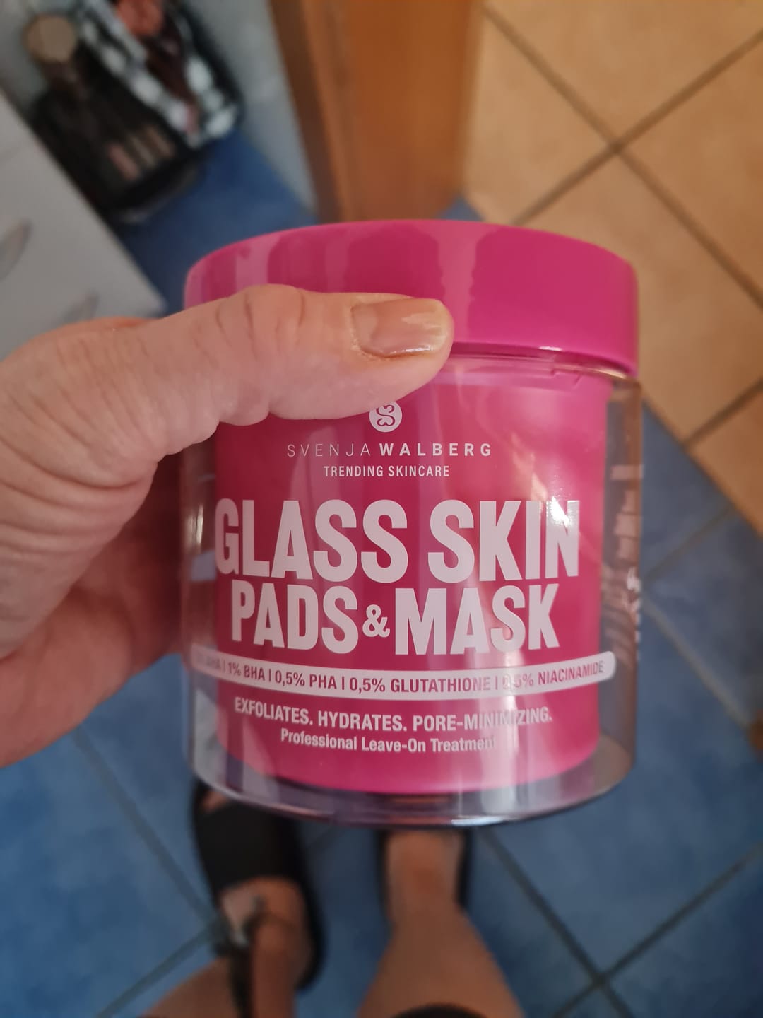 Customer photo review of Glass Skin Pads & Mask