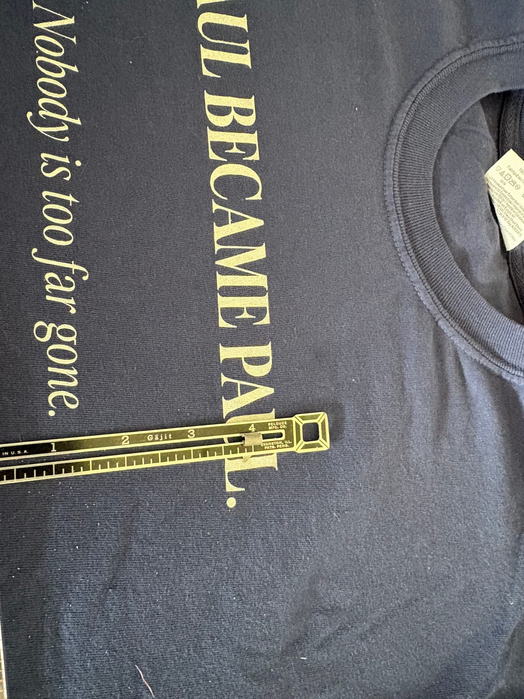 Customer photo review of Saul Became Paul Premium T-shirt
