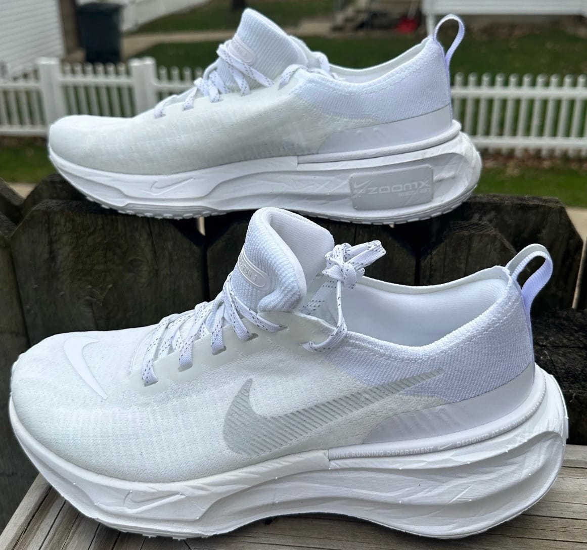 Customer photo review of Nike ZoomX Invincible 3 'White Photon Dust'
