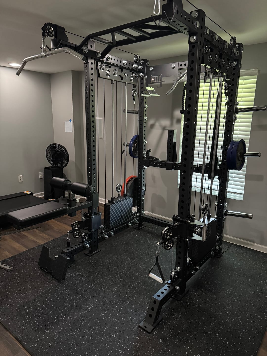 Customer photo review of HD1 Squat Rack Functional Trainer