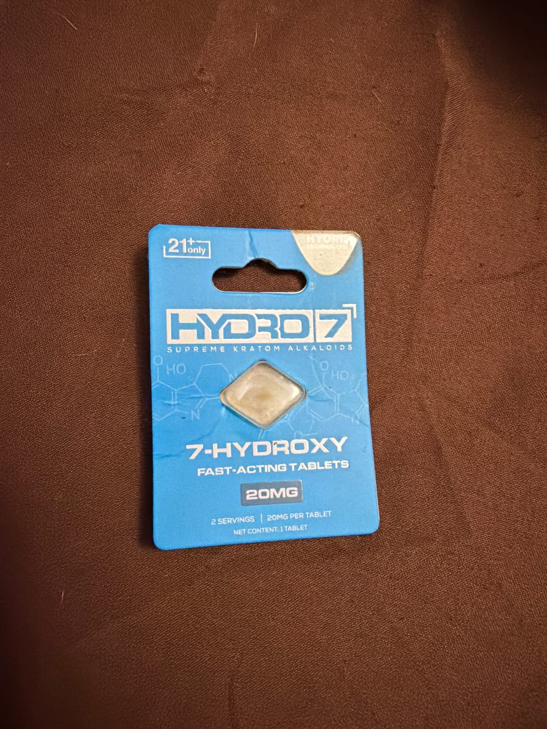 Customer photo review of 7-OH Tablet - 20MG - (1 Count)