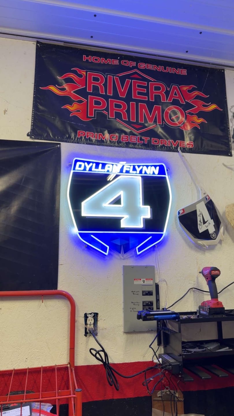 Customer photo review of DYLLAN FLYNN 4 | LED Neon Sign