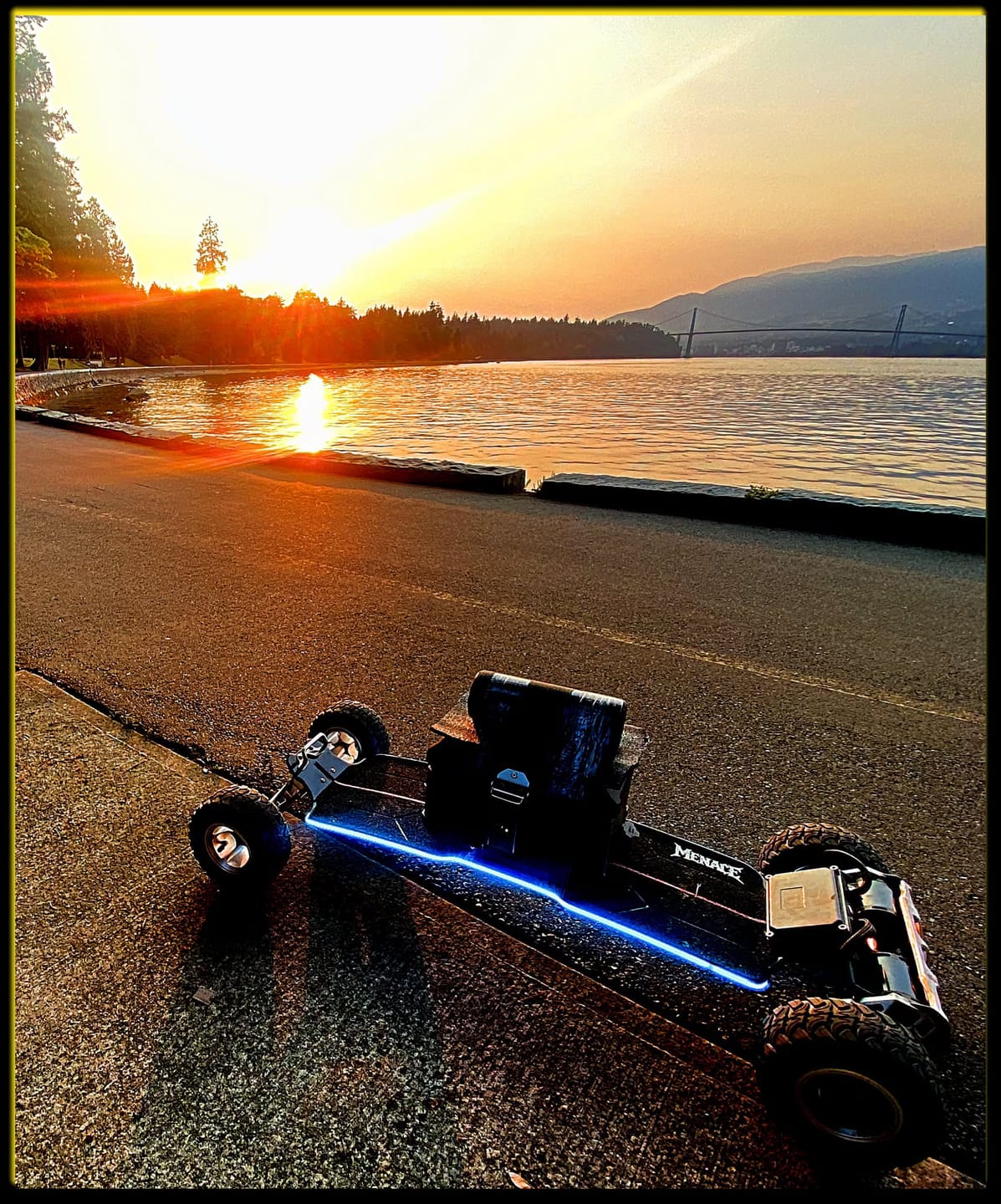 Customer photo review of Elofty® Menace Mountain Electric Skateboard