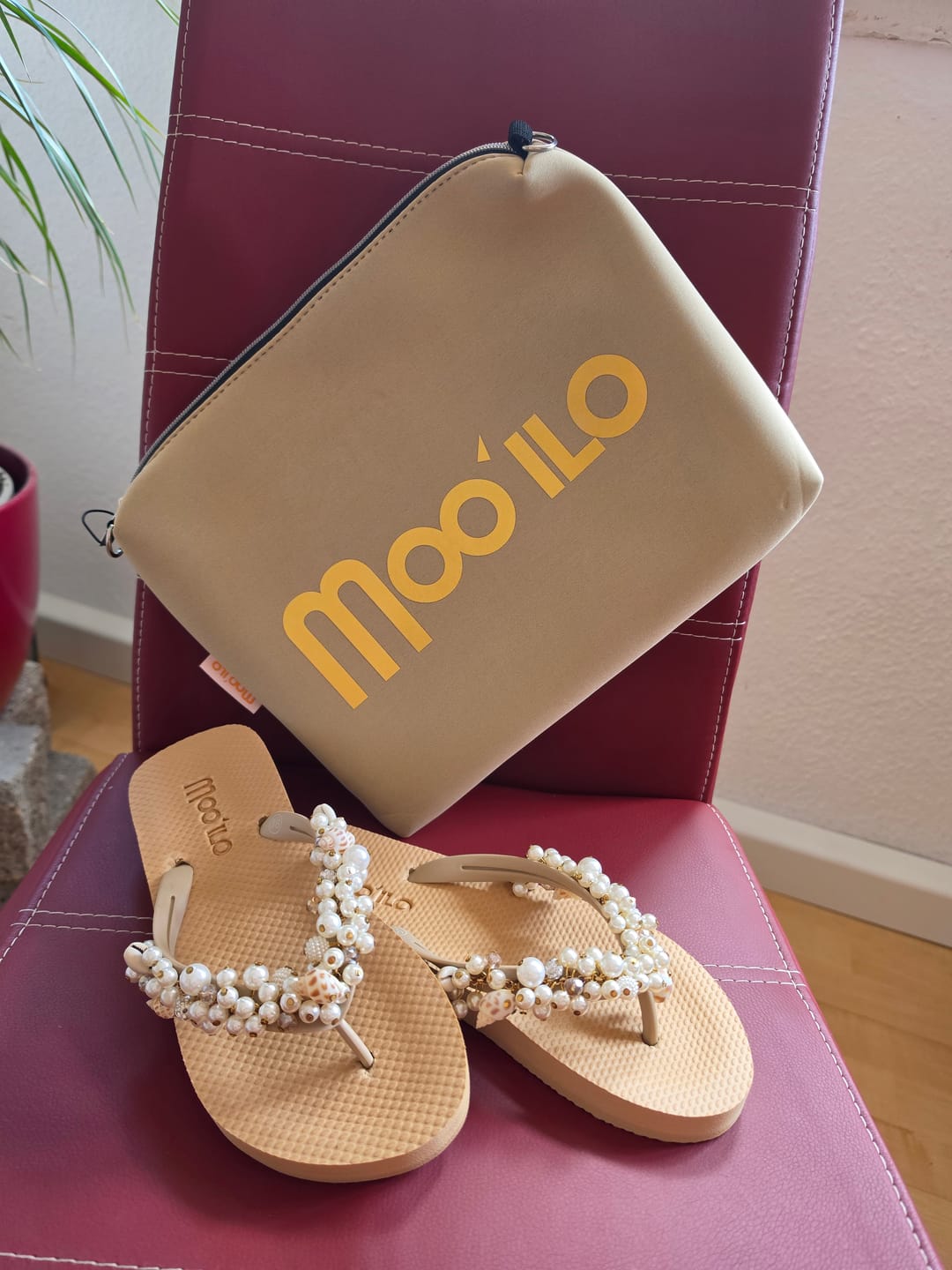 Customer photo review of Flip-Flop / Muschel - Beige