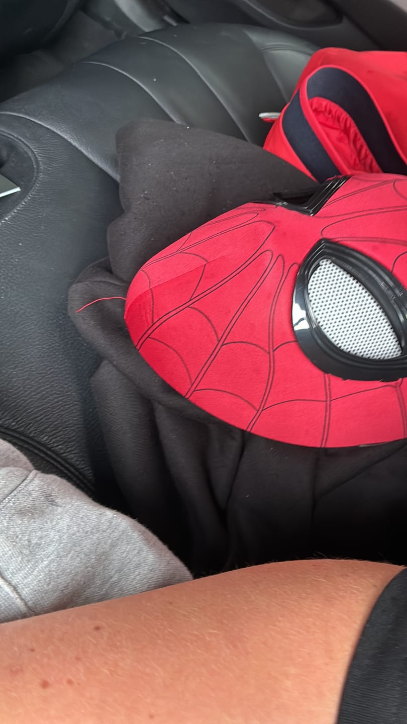 Customer photo review of The OG Spidey Gear™ - Winking Mask