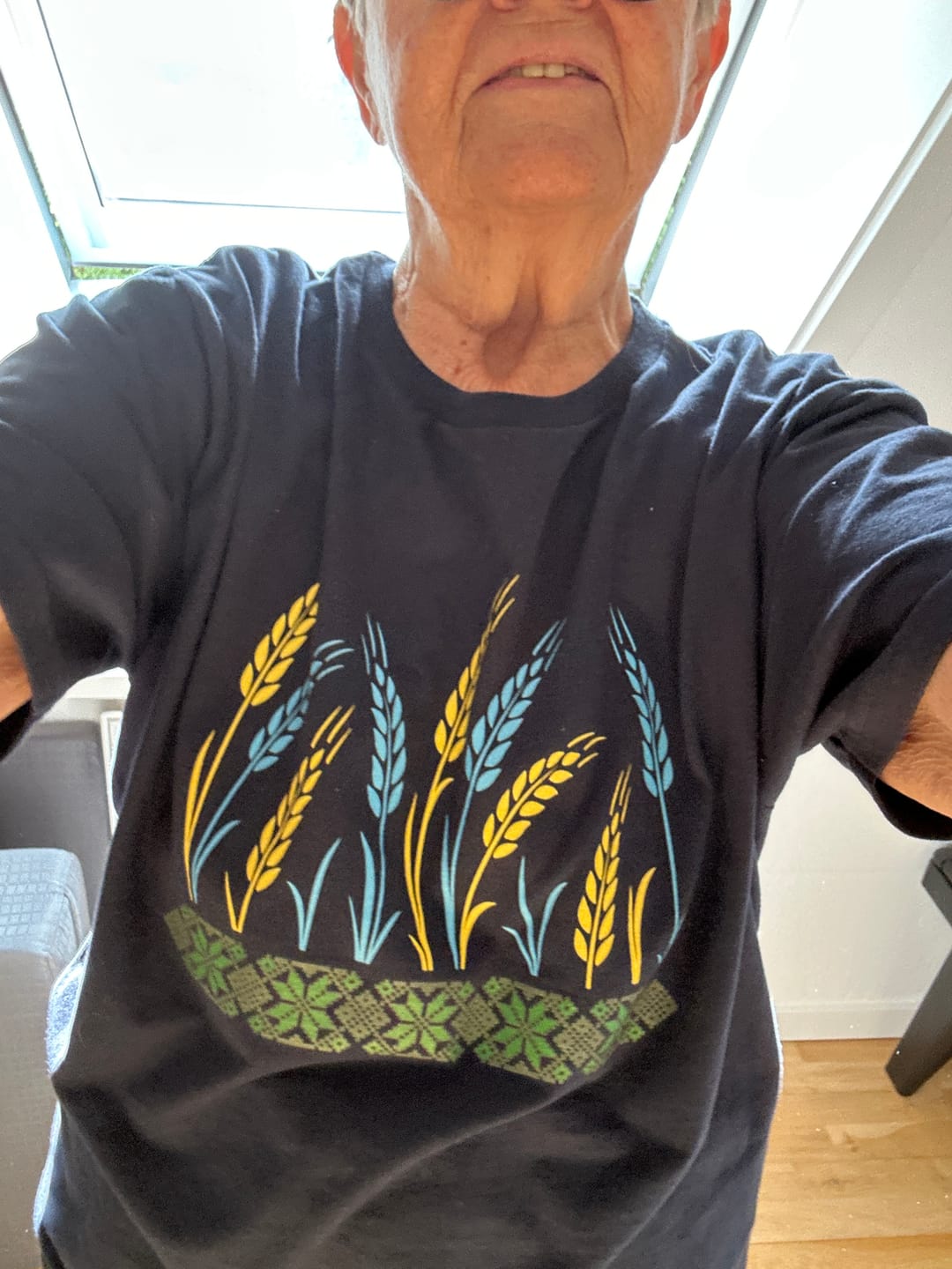 Customer photo review of Wheat of Ukraine T-Shirt