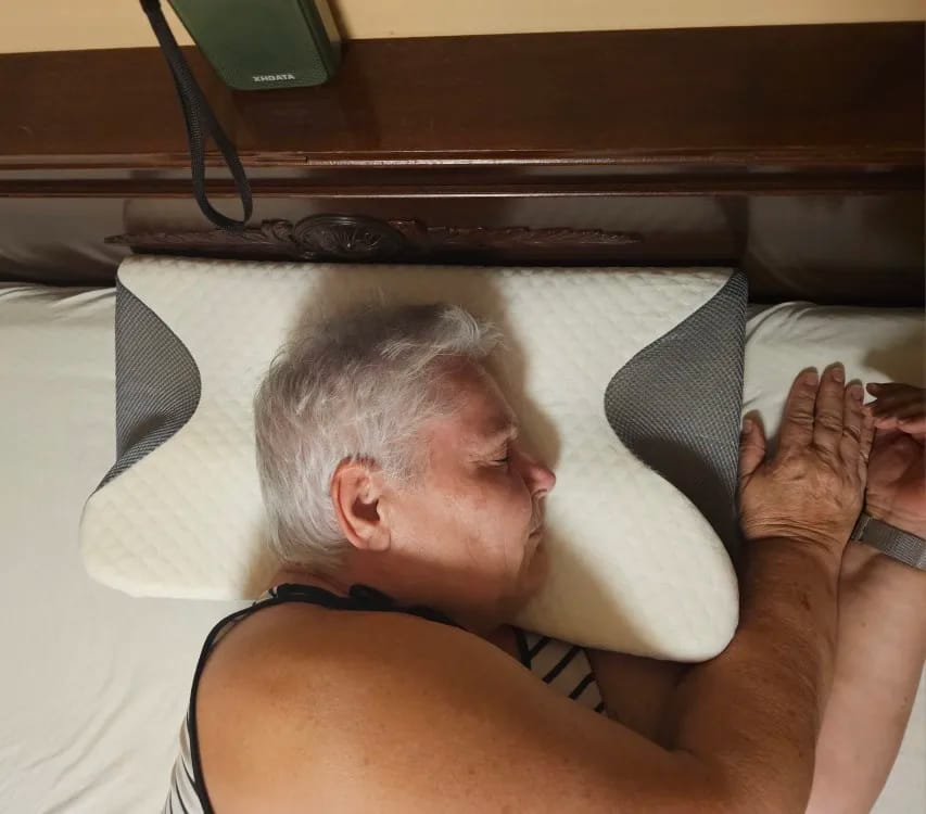 Customer photo review of Almohada cervical MOVIORE