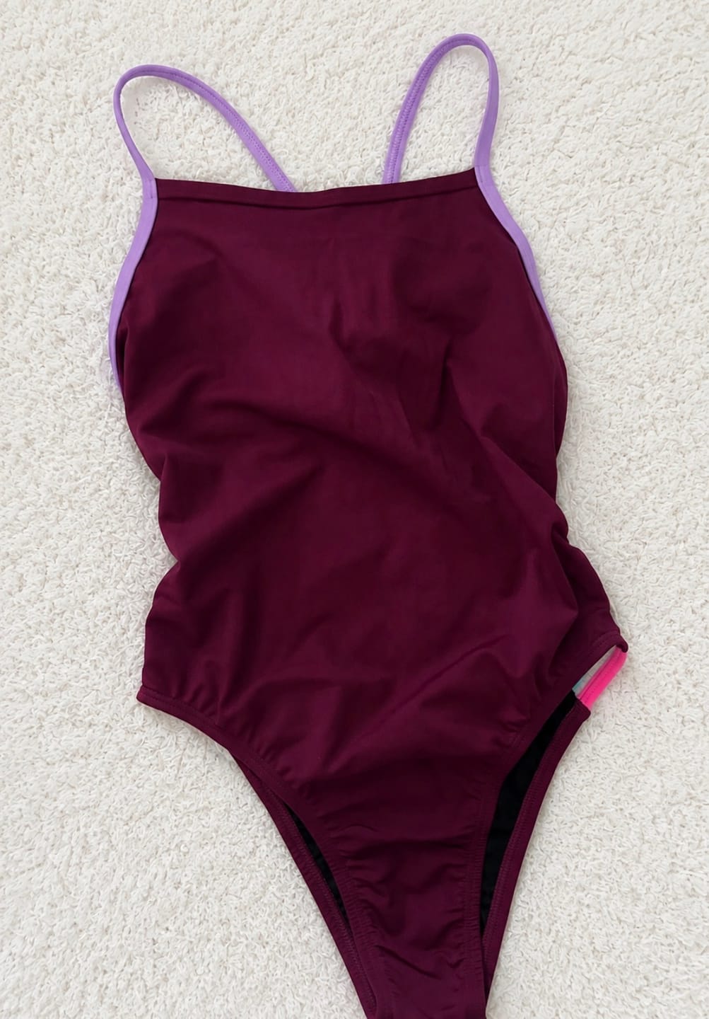 Customer photo review of LENNOX ONE PIECE - Sangria|Lilac Haze