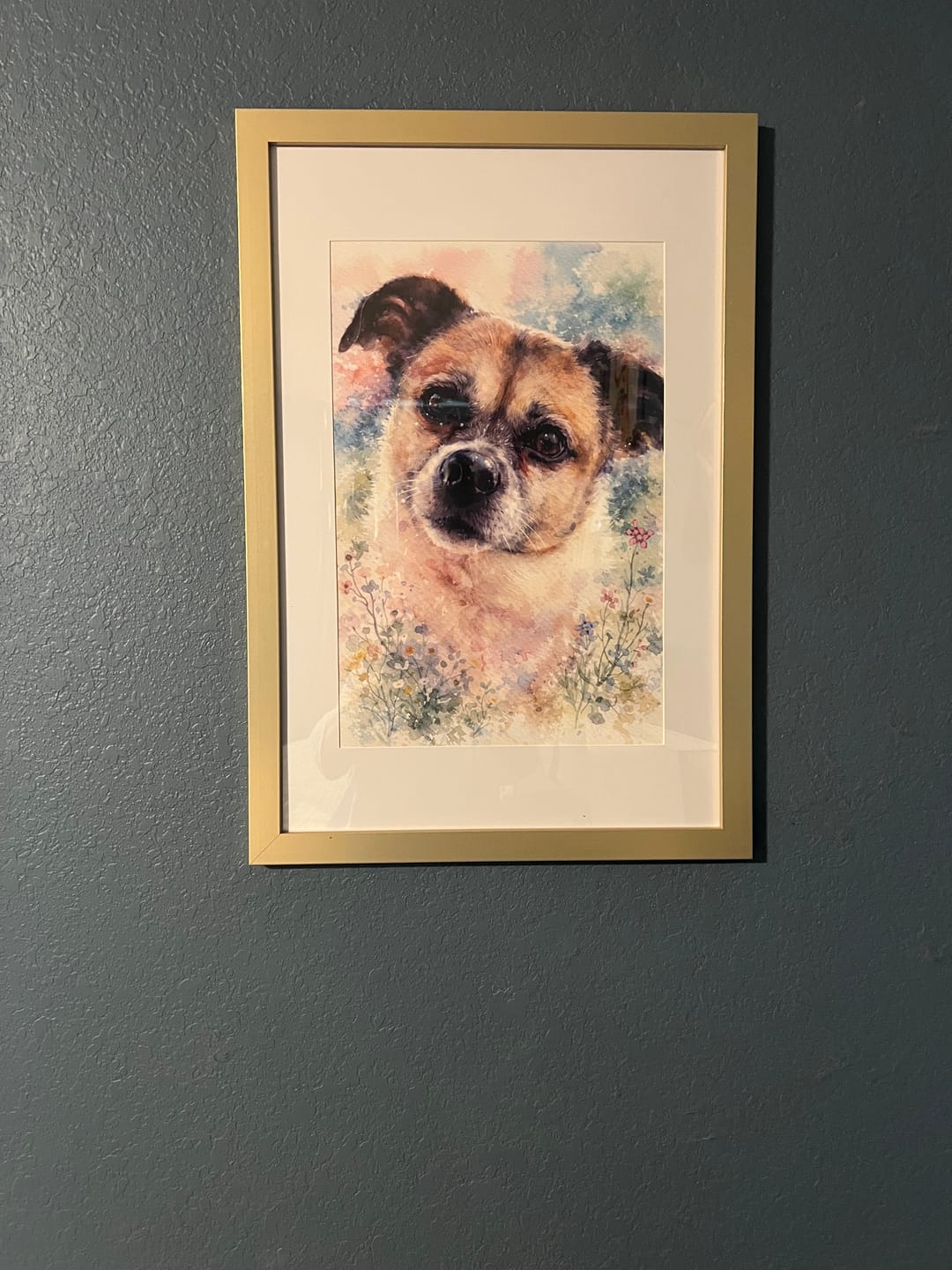 Customer photo review of Watercolor - Personalized Poster