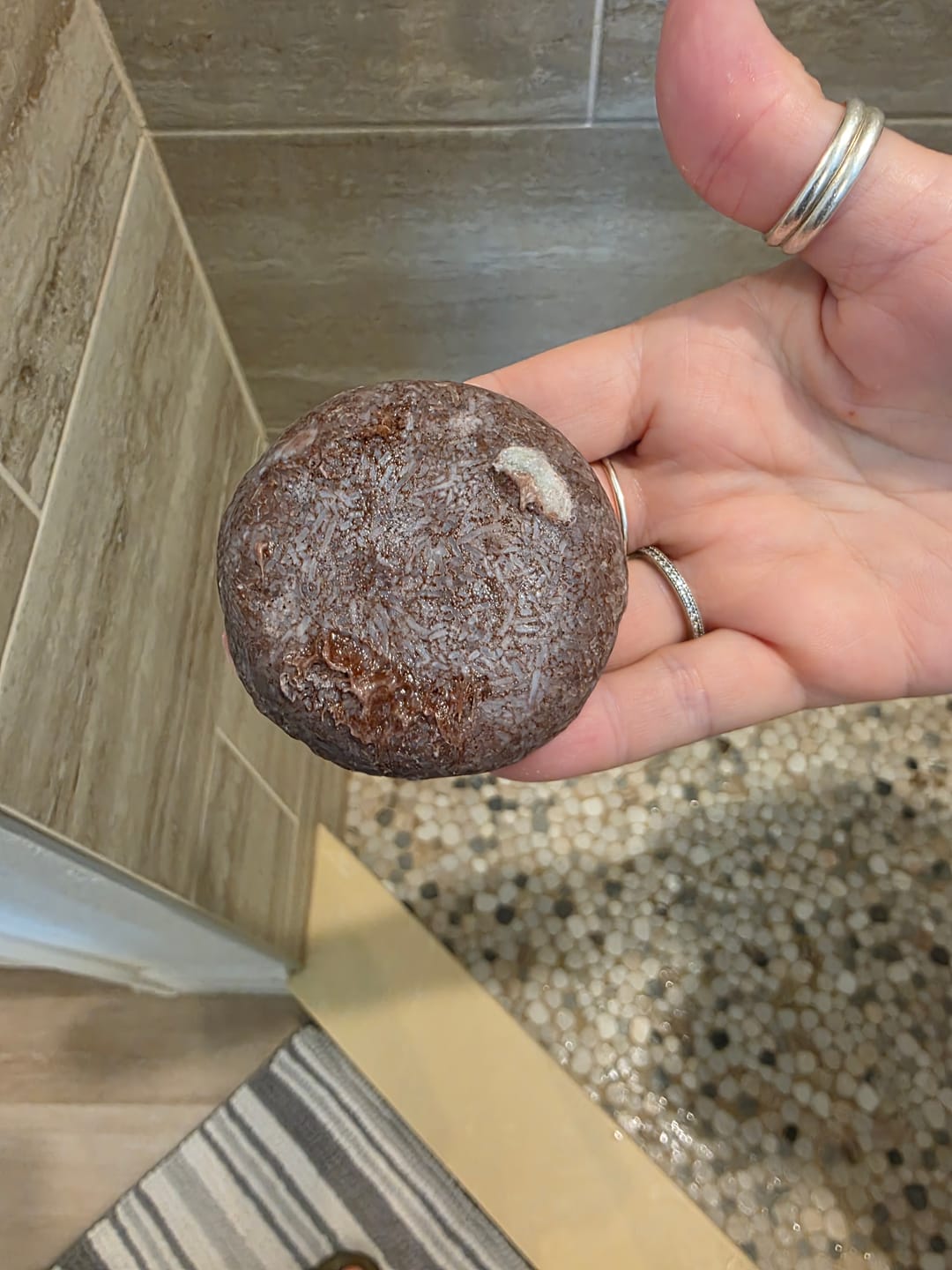 Customer photo review of Moroccan Oil Shampoo Bar
