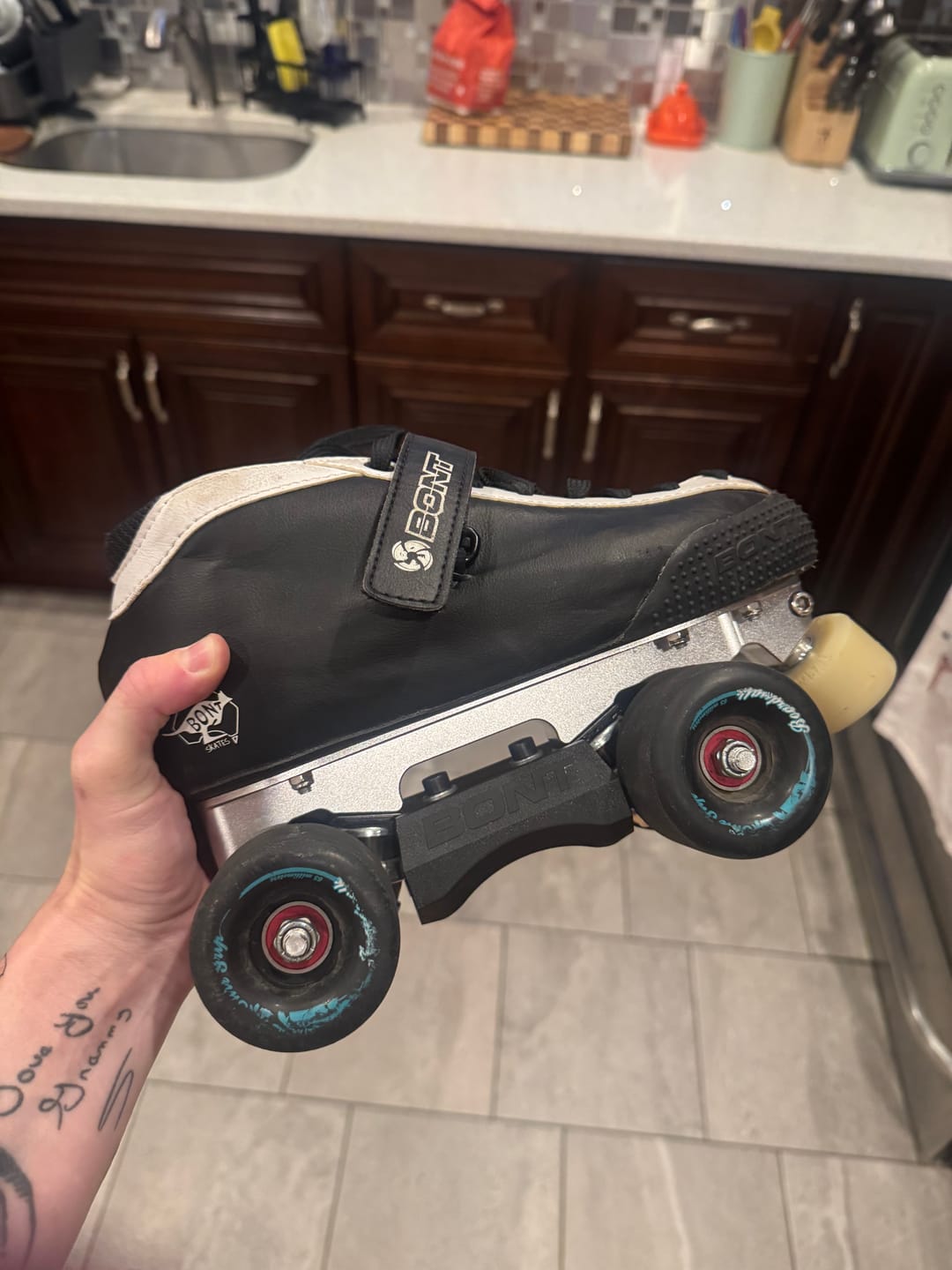 Customer photo review of Roller Skate Slide Blocks (Pair of 2)