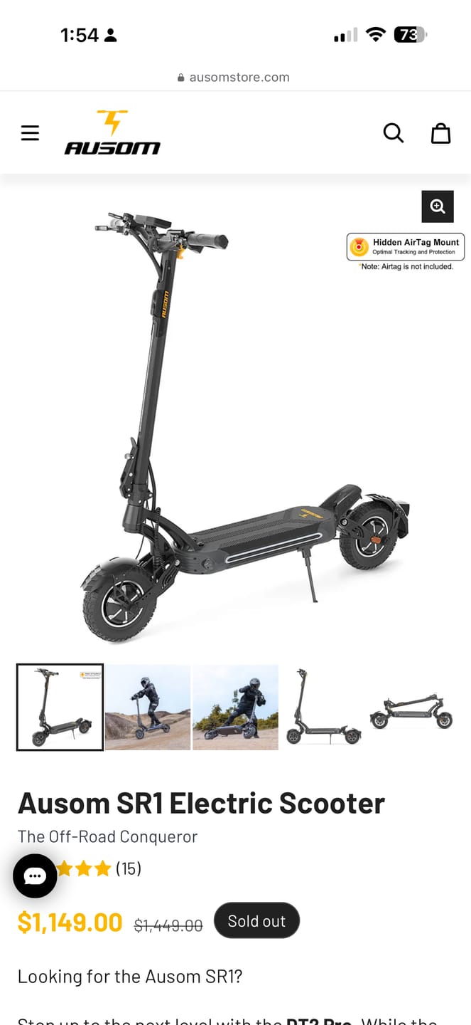 Customer photo review of Ausom Gosoul 2 Pro Dual Motor E-Scooter