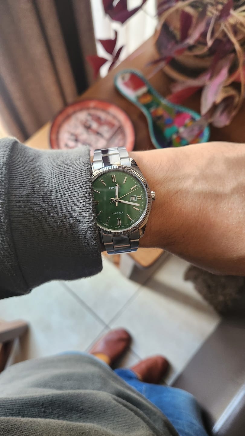 Customer photo review of Reloj Casio Análogo MTP-1302D-3AJF Verde 38,5mm JDM