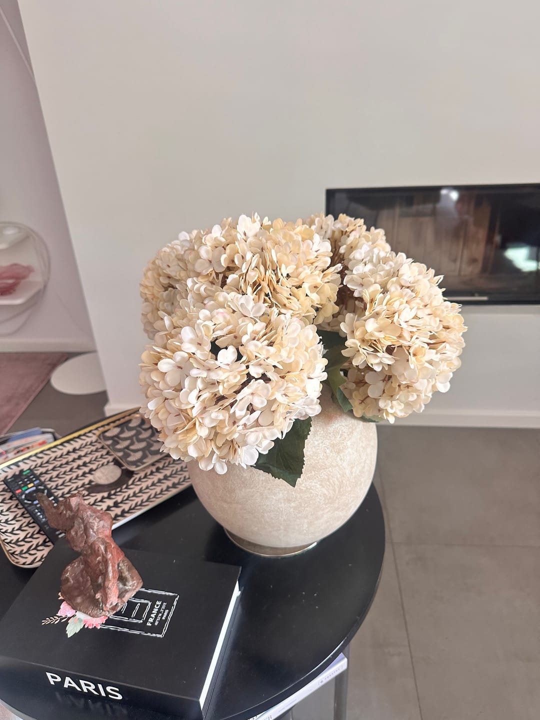 Customer photo review of Grote Zijden Hortensia - Crème