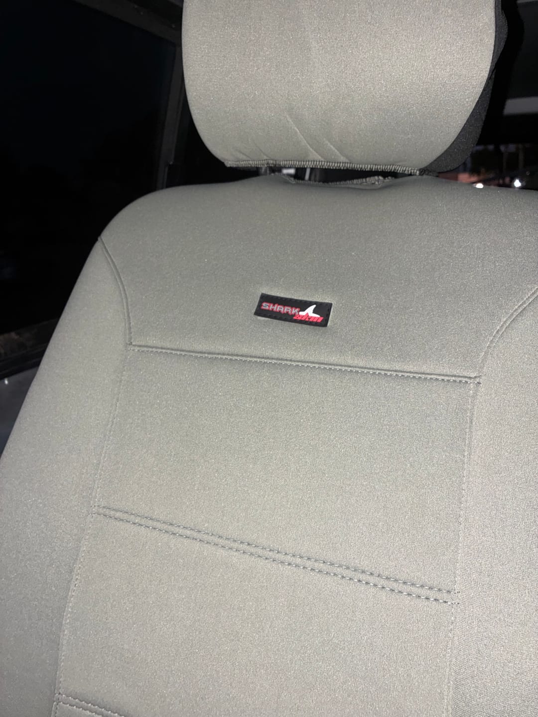 Customer photo review of Sharkskin Neoprene Universal Front Seat Covers - Grey