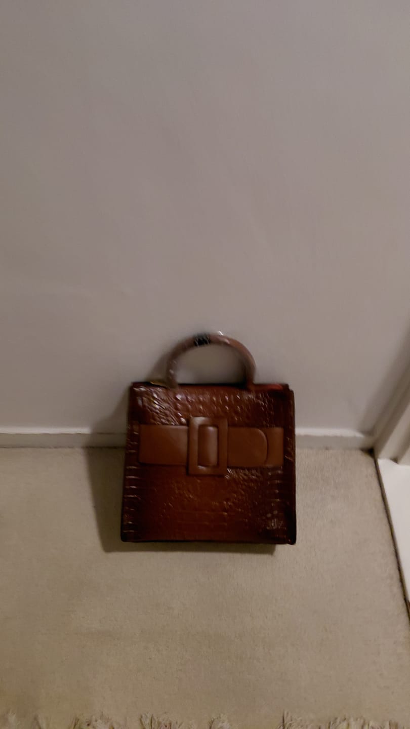 Customer photo review of Designer Handtas in Croco Stijl – Chique en Praktisch voor Vrouwen