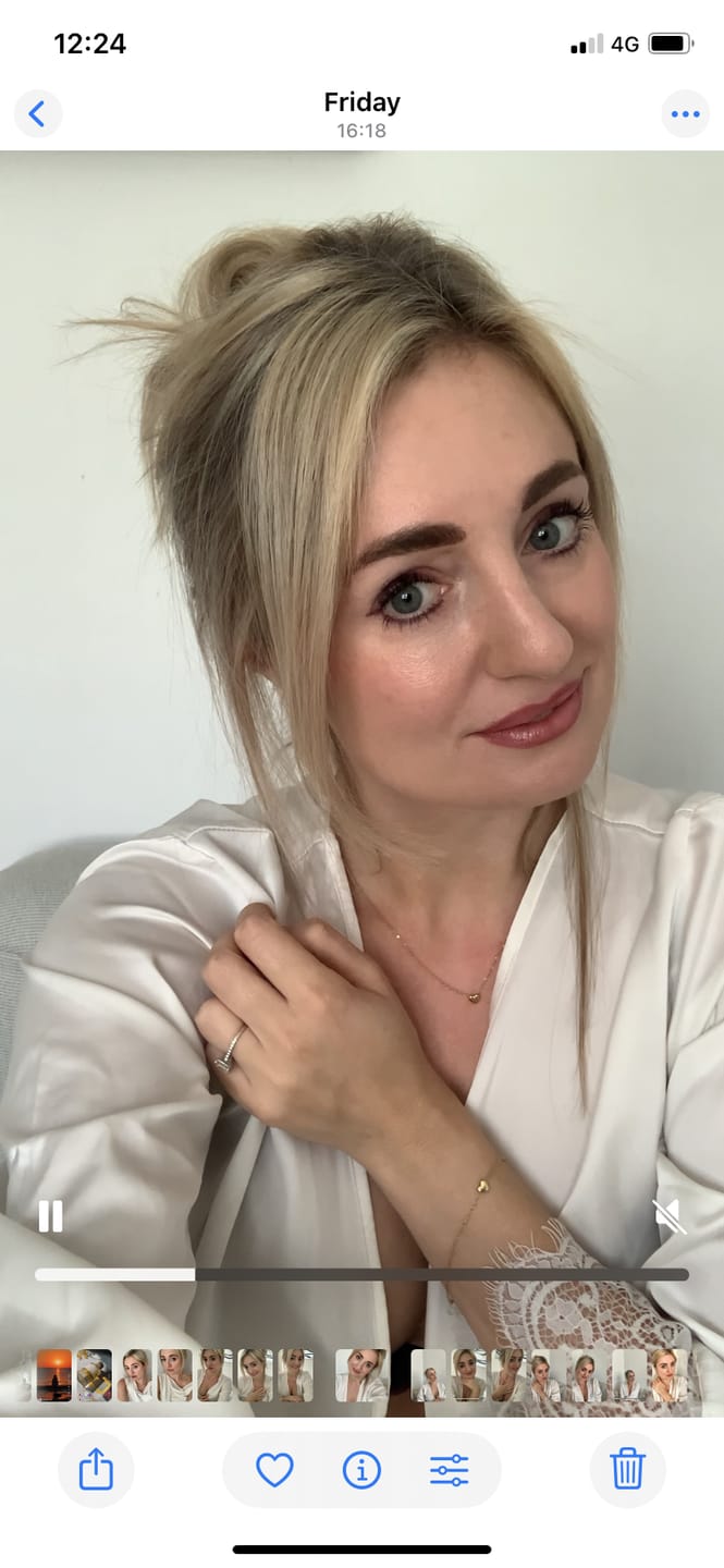 Customer photo review of Pavé Clover Bracelet