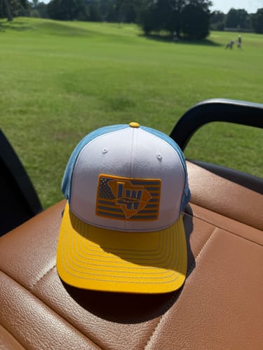 Customer photo review of Richardson 112 Lake Wylie Nation Performance Trucker hat