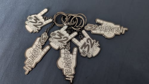 Customer photo review of SHOCKER METAL KEYCHAIN